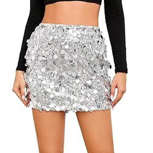 Sequin Skirt - Picture 1 of 3